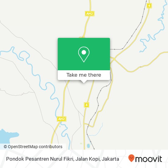 Pondok Pesantren Nurul Fikri, Jalan Kopi map