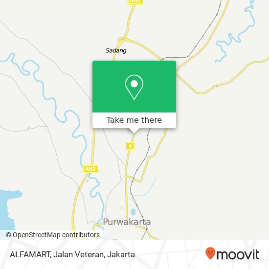 ALFAMART, Jalan Veteran map