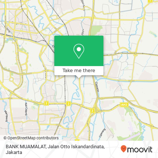 BANK MUAMALAT, Jalan Otto Iskandardinata map