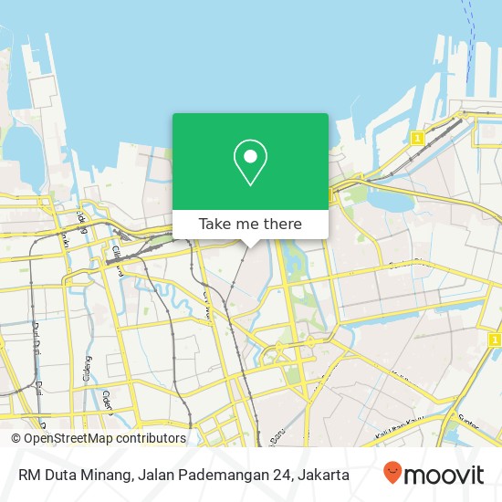 RM Duta Minang, Jalan Pademangan 24 map