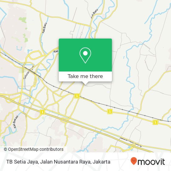 TB Setia Jaya, Jalan Nusantara Raya map