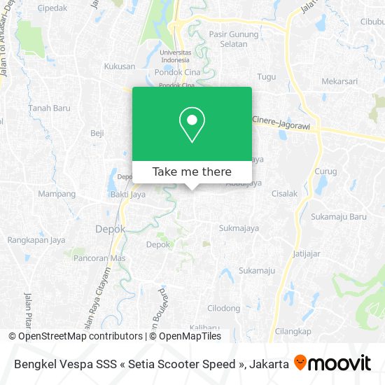 Bengkel Vespa SSS « Setia Scooter Speed » map