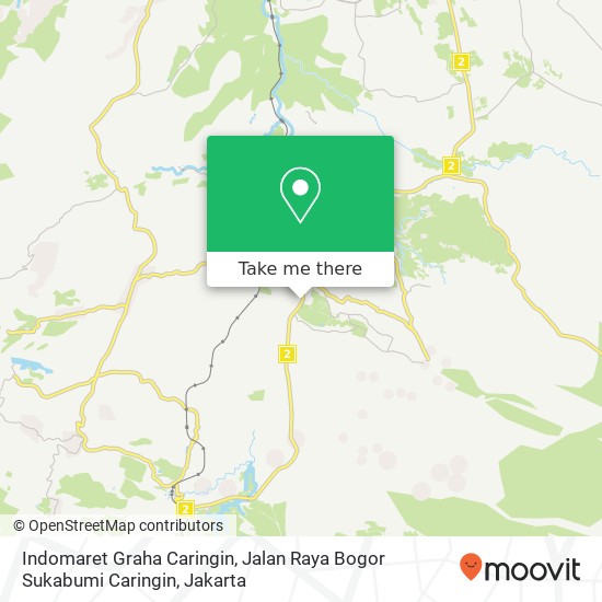 Indomaret Graha Caringin, Jalan Raya Bogor Sukabumi Caringin map