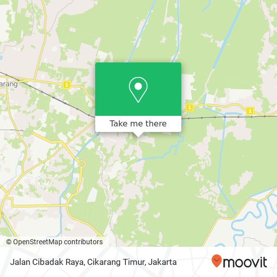 Jalan Cibadak Raya, Cikarang Timur map