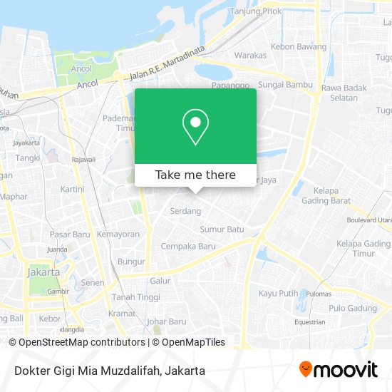 Dokter Gigi Mia Muzdalifah map