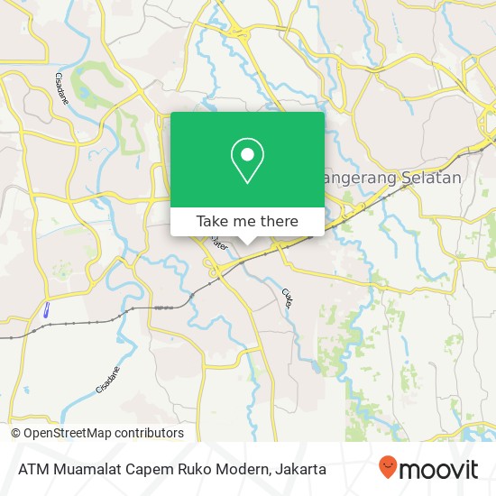 ATM Muamalat Capem Ruko Modern map