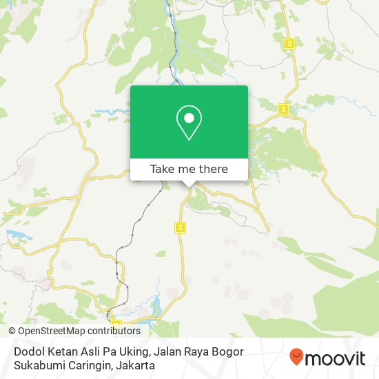 Dodol Ketan Asli Pa Uking, Jalan Raya Bogor Sukabumi Caringin map