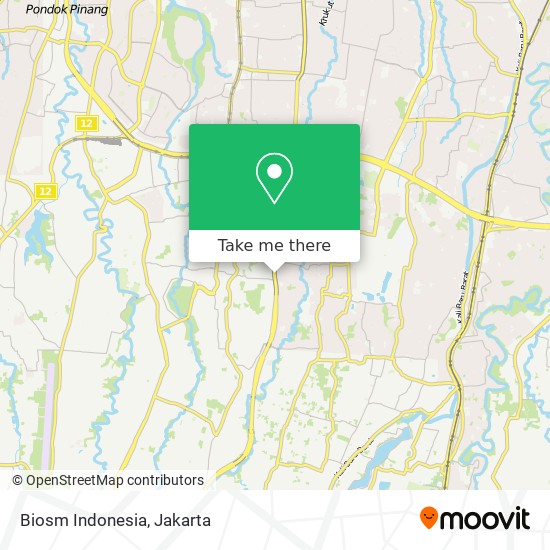 Biosm Indonesia map