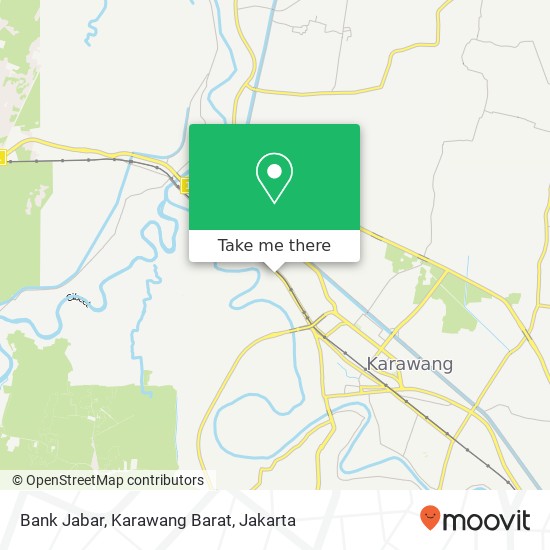 Bank Jabar, Karawang Barat map