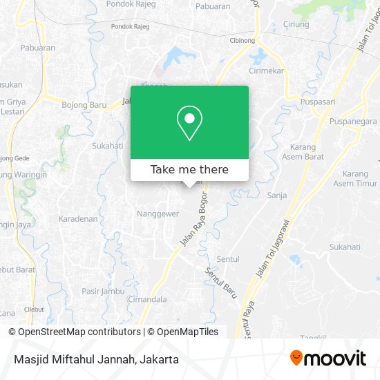 Masjid Miftahul Jannah map