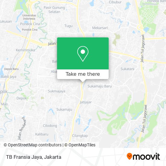 TB Fransia Jaya map