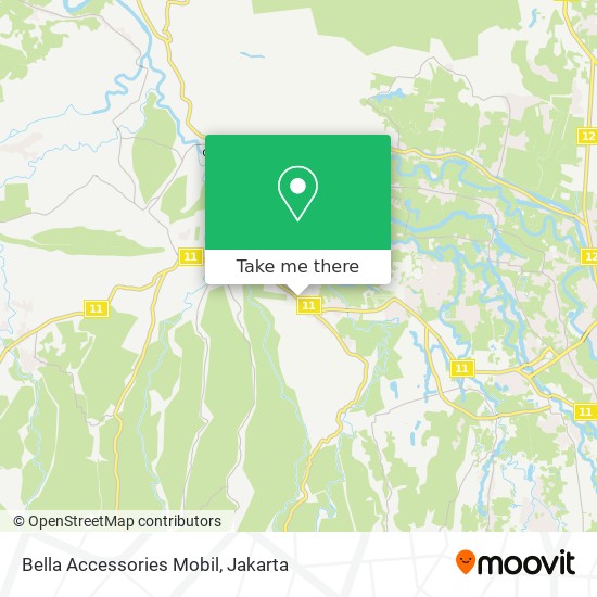 Bella Accessories Mobil map