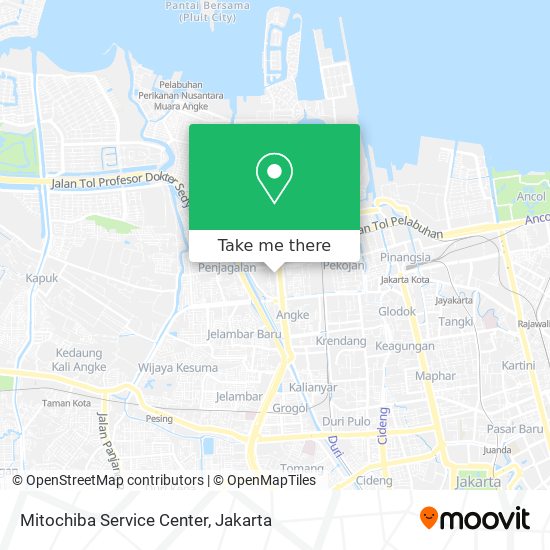 Mitochiba Service Center map