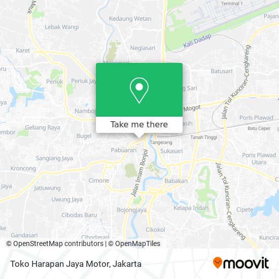 Toko Harapan Jaya Motor map