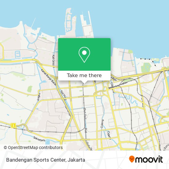 Bandengan Sports Center map