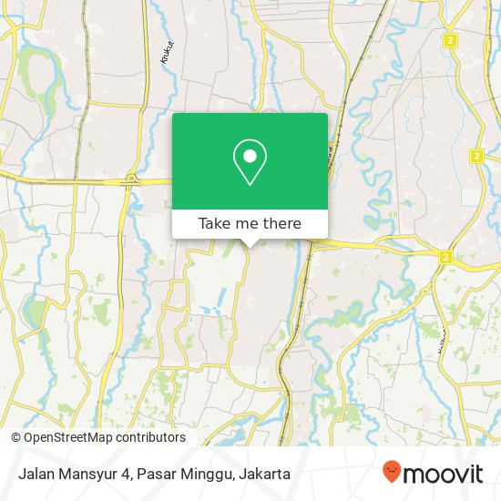 Jalan Mansyur 4, Pasar Minggu map