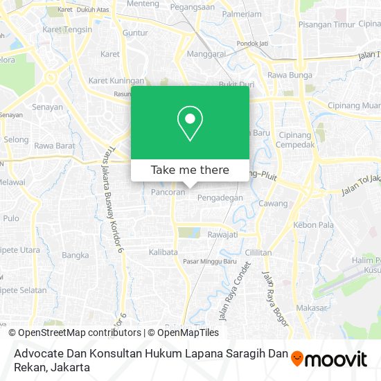 Advocate Dan Konsultan Hukum Lapana Saragih Dan Rekan map