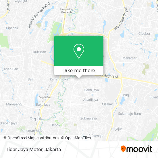 Tidar Jaya Motor map