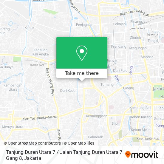 Tanjung Duren Utara 7 / Jalan Tanjung Duren Utara 7 Gang 8 map