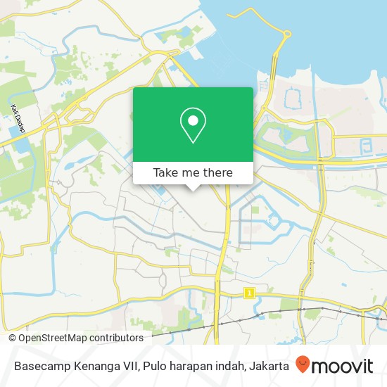 Basecamp Kenanga VII, Pulo harapan indah map