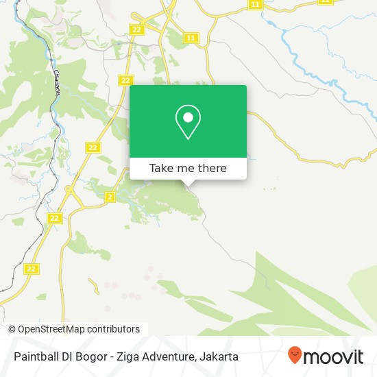 Paintball DI Bogor - Ziga Adventure, Jalan Pancawati map
