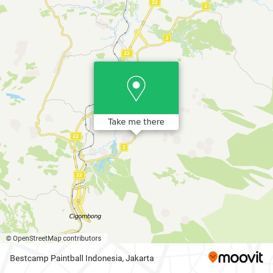 Bestcamp Paintball Indonesia map