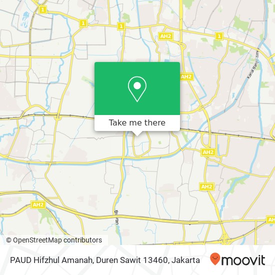 PAUD Hifzhul Amanah, Duren Sawit 13460 map