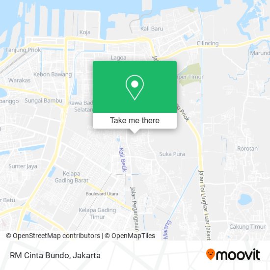 RM Cinta Bundo map