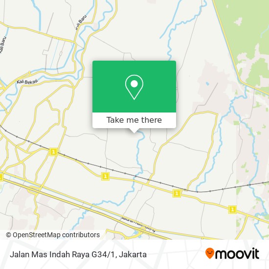 Jalan Mas Indah Raya G34/1 map