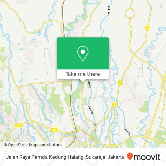 Jalan Raya Pemda Kedung Halang, Sukaraja map