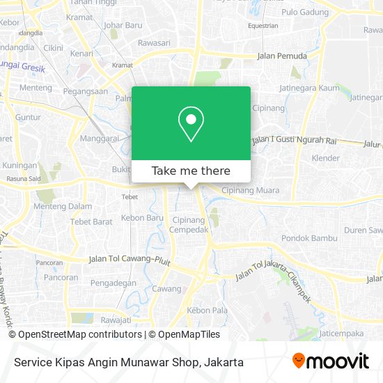 Service Kipas Angin Munawar Shop map