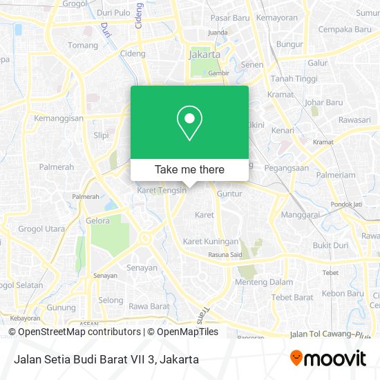 Jalan Setia Budi Barat VII 3 map