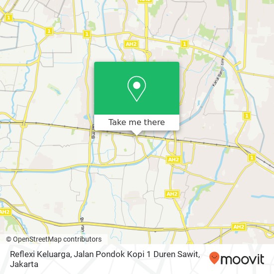 Reflexi Keluarga, Jalan Pondok Kopi 1 Duren Sawit map