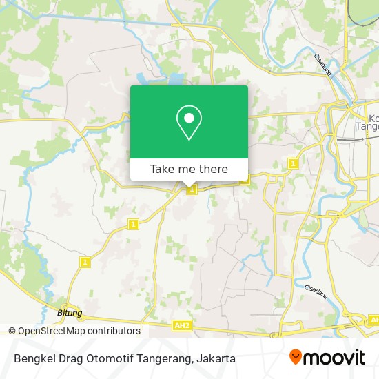 Bengkel Drag Otomotif Tangerang map