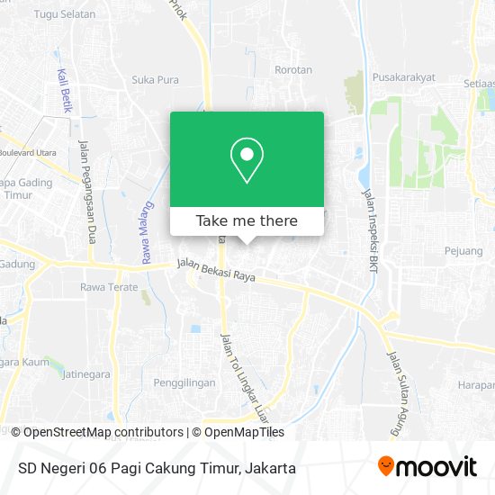 SD Negeri 06 Pagi Cakung Timur map