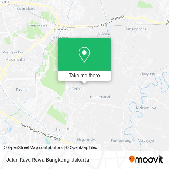 Jalan Raya Rawa Bangkong map