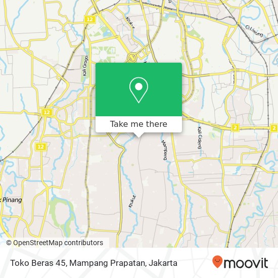 Toko Beras 45, Mampang Prapatan map