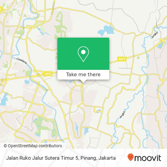 Jalan Ruko Jalur Sutera Timur 5, Pinang map