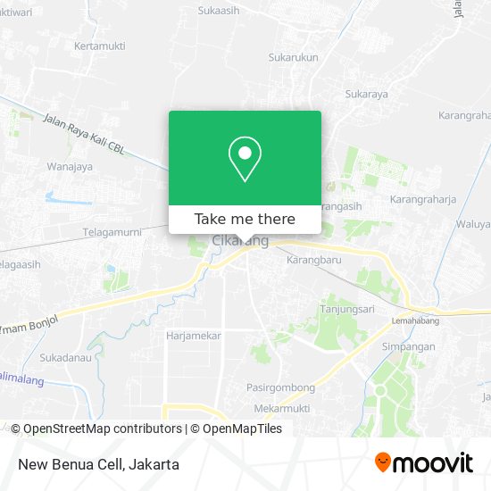 New Benua Cell map