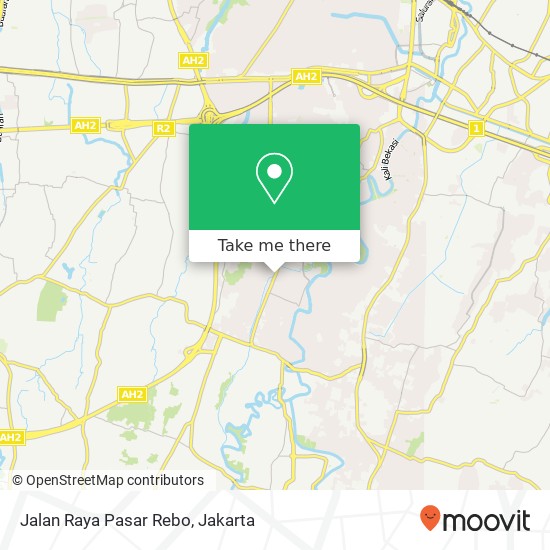 Jalan Raya Pasar Rebo map