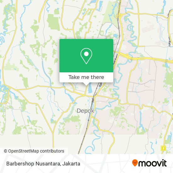 Barbershop Nusantara map