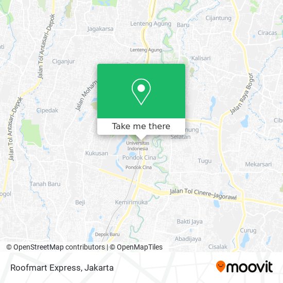 Roofmart Express map