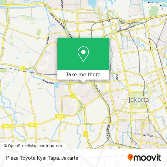 Plaza Toyota Kyai Tapa map