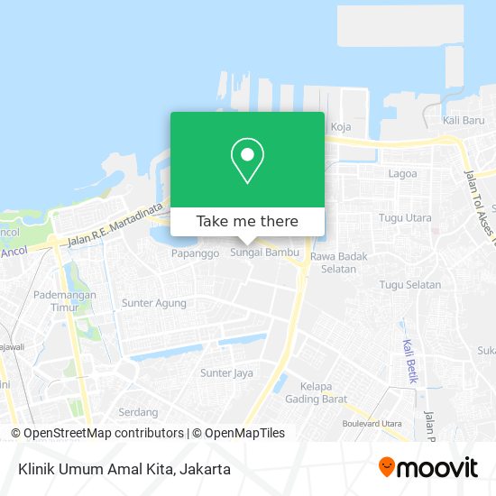 Klinik Umum Amal Kita map