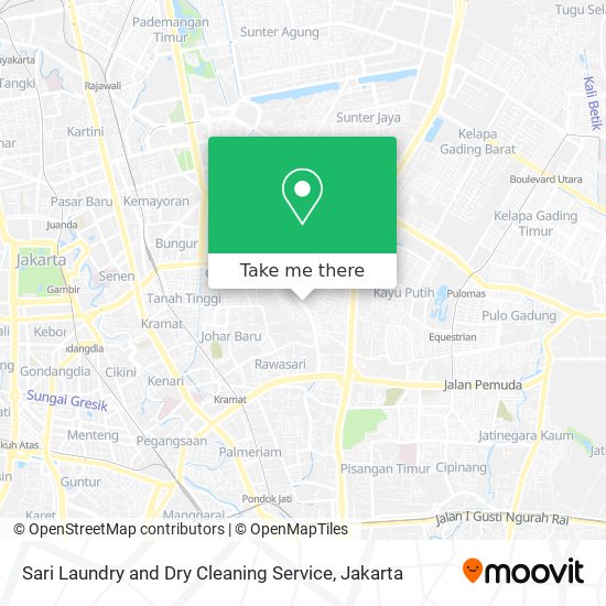 Sari Laundry and Dry Cleaning Service map