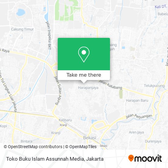 Toko Buku Islam Assunnah Media map