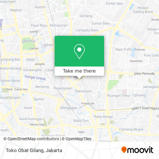 Toko Obat Gilang map