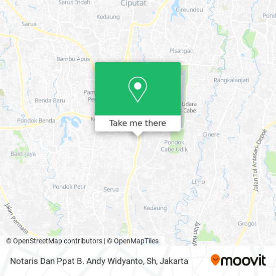 Notaris Dan Ppat B. Andy Widyanto, Sh map