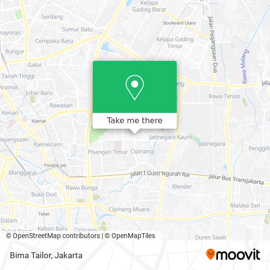 Bima Tailor map