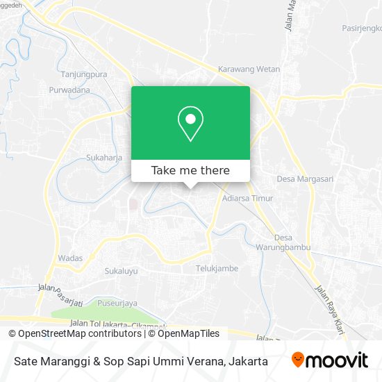 Sate Maranggi & Sop Sapi Ummi Verana map